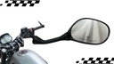 Espejo Retrovisor Moto Italika Atv250 Con Reversa Negro