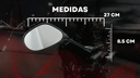 Espejos Negros Para Ray Z Juego Compatible Y Resistente
