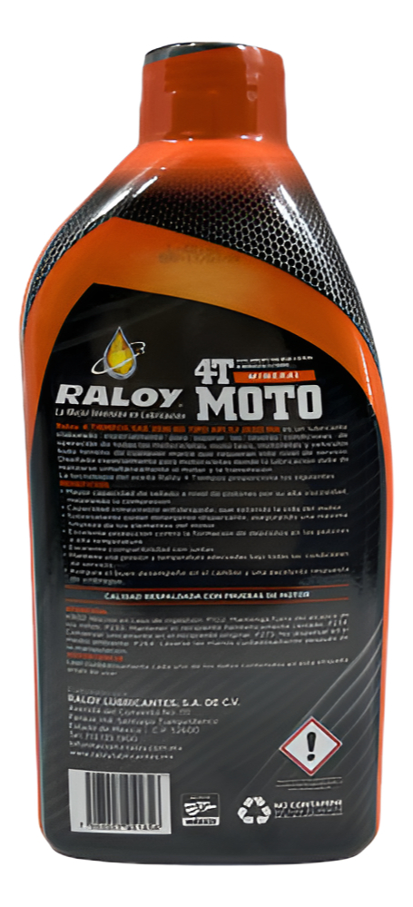 Aceite Raloy Moto 4t 25w-60 1l - Protección Extrema