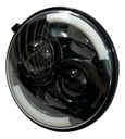 Par Faro Delantero 7  Redondo Led Ojo Angel Lupa 6500*2