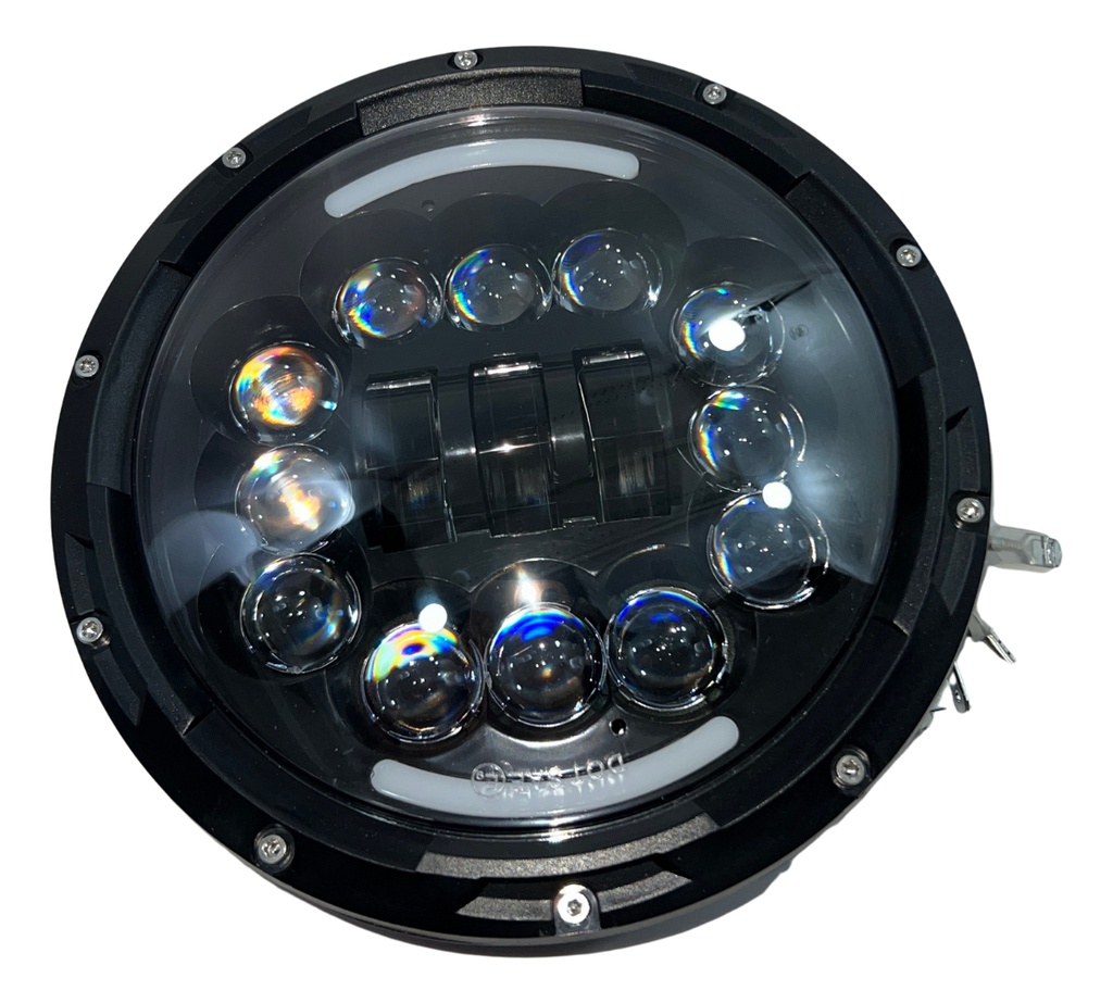 Faro Delantero Redondo Led Ojo Angel 7 Pulgadas