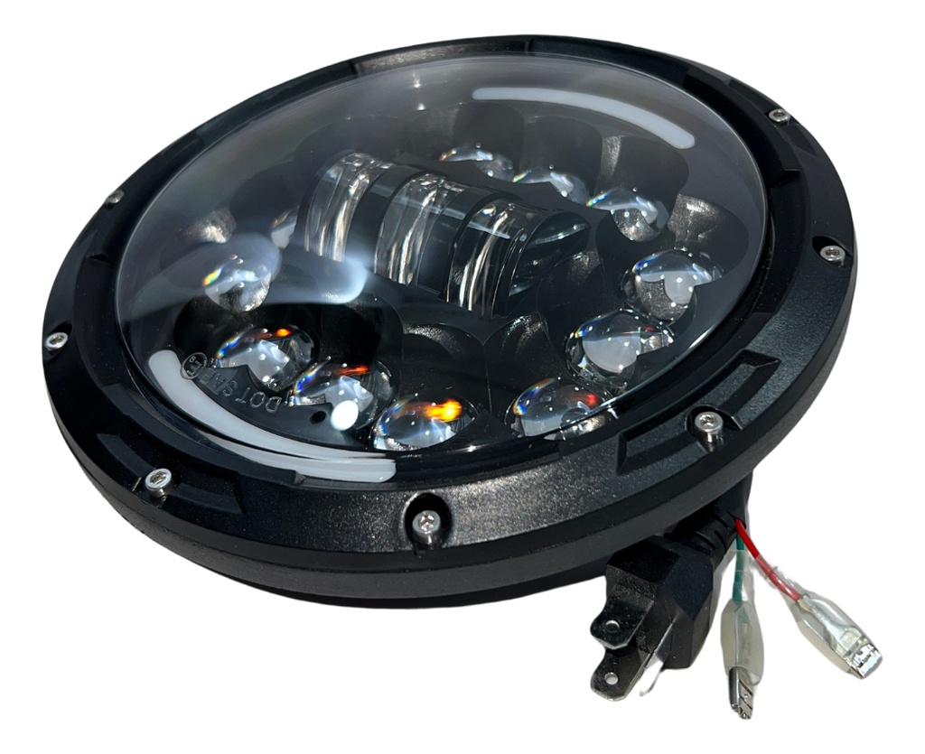 Faro Delantero Redondo Led Ojo Angel 7 Pulgadas