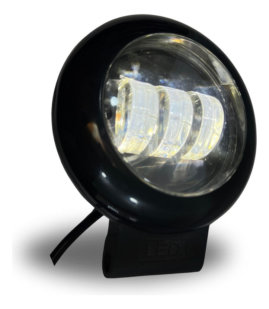 Faro Auxiliar Hiperled Para Moto Ir-c03c 12-80v 30w 3500lm
