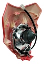 Faro Completo Para Moto Dm150 Rojo