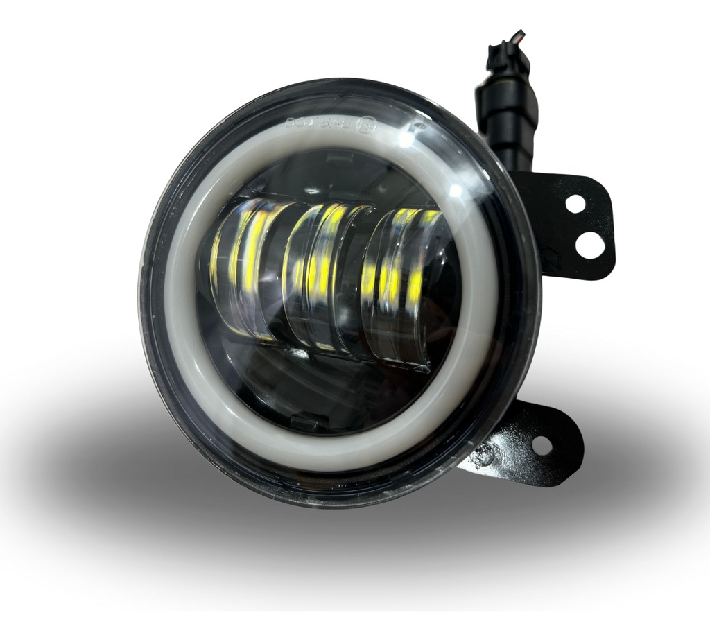Par Faros Delanteros Redondos 4in  Led Anti-niebla Ojo Angel