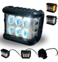 Faro Moto Hyperled Con Alarma Y Luz 12-80v 20w