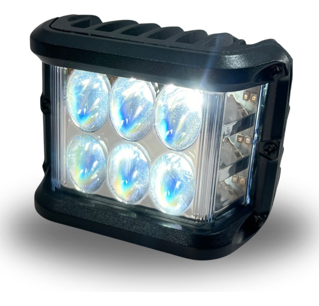 Faro Moto Hyperled Con Alarma Y Luz 12-80v 20w