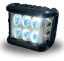 Faro Moto Hyperled Con Alarma Y Luz 12-80v 20w