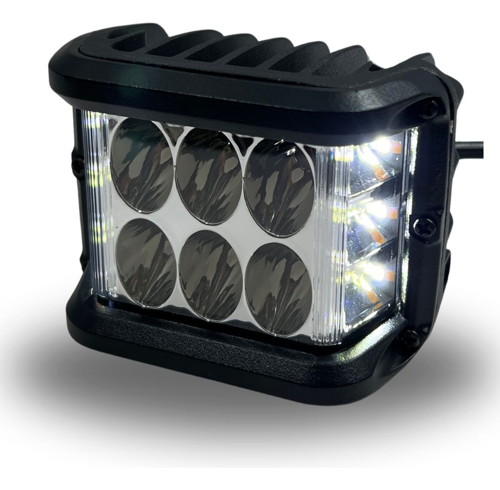 Faro Moto Hyperled Con Alarma Y Luz 12-80v 20w