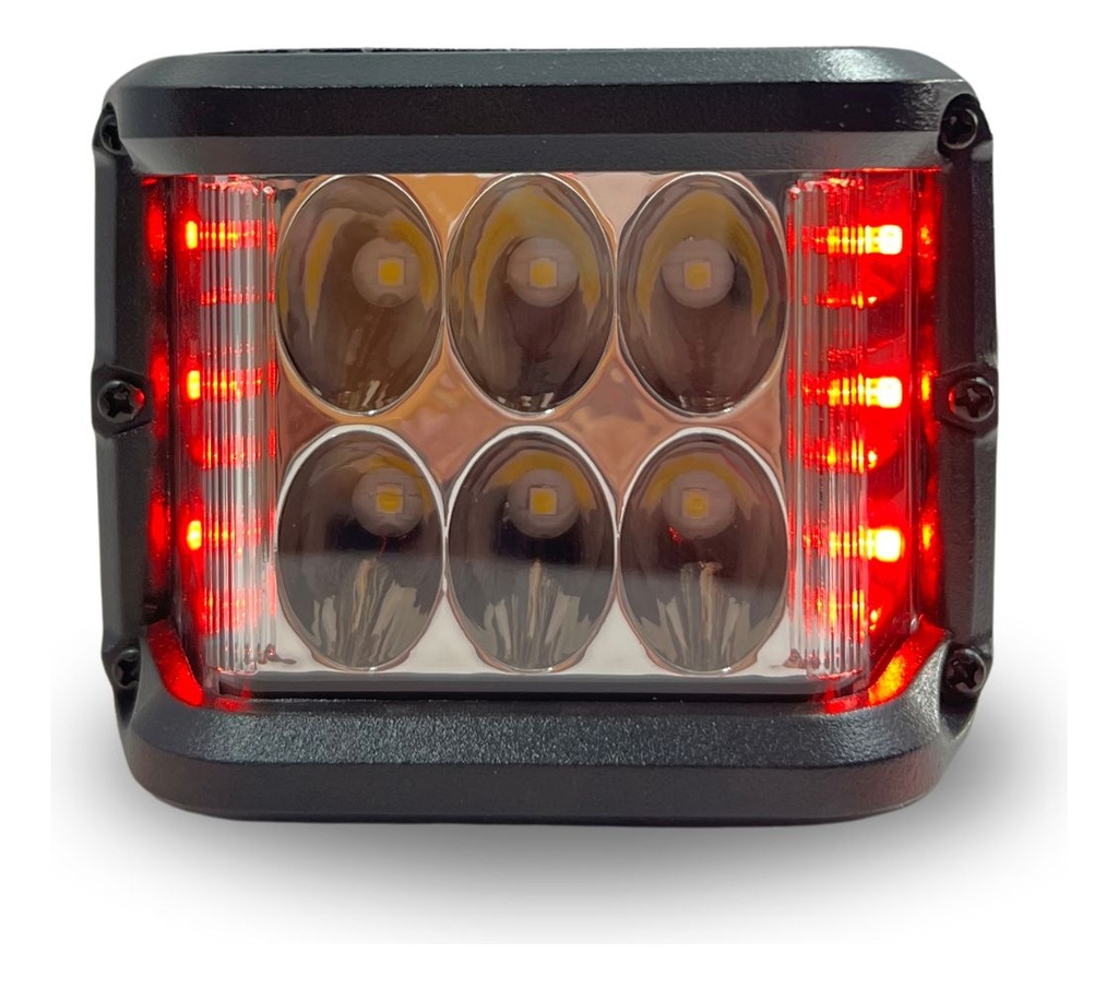 Faro Moto Hyperled Con Alarma Y Luz 12-80v 20w