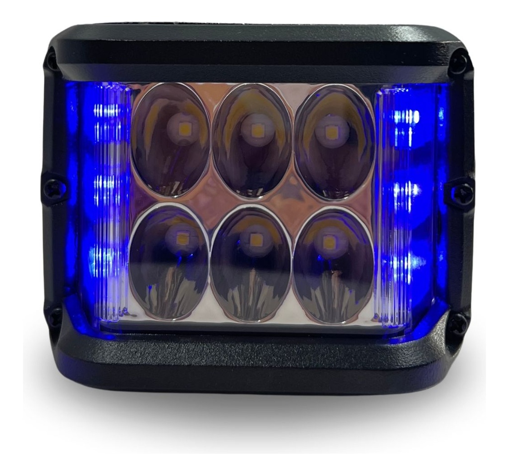 Faro Moto Hyperled Con Alarma Y Luz 12-80v 20w