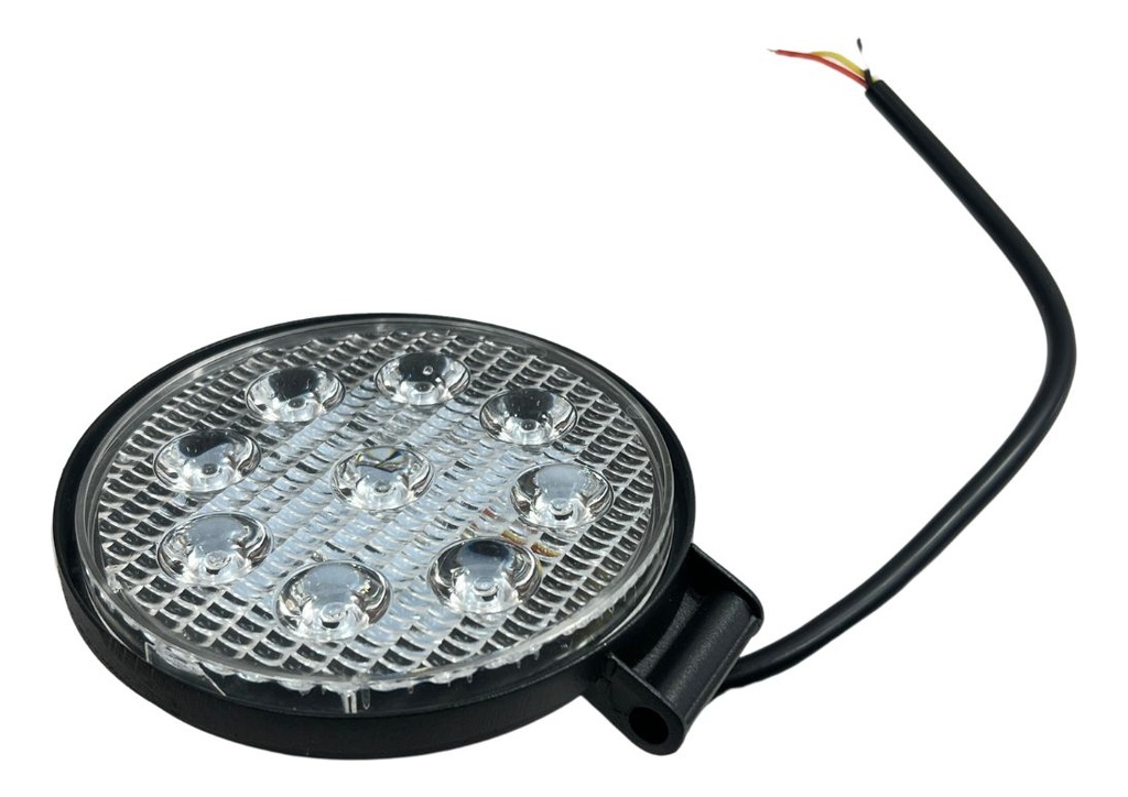 Par De Faro 9led 12v Universal Redondo Y Cuadrado