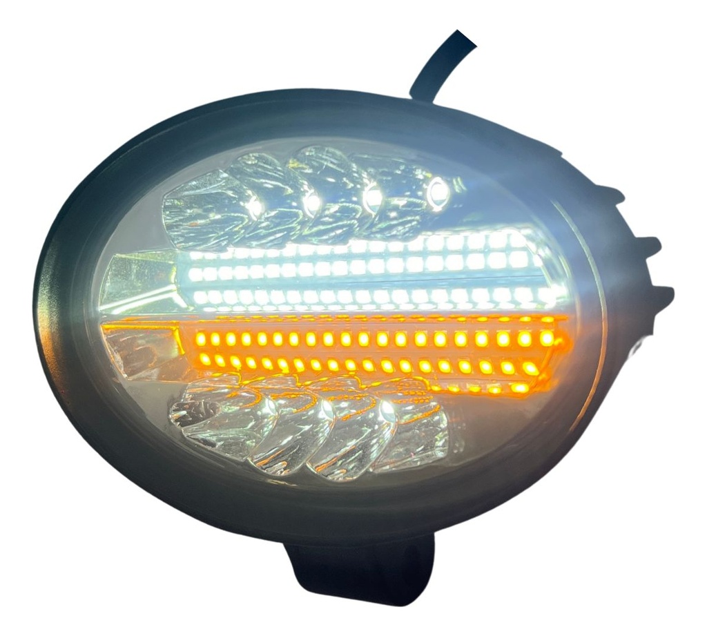 Faro Led Blanco Con Color / Estrobo 1 Pieza