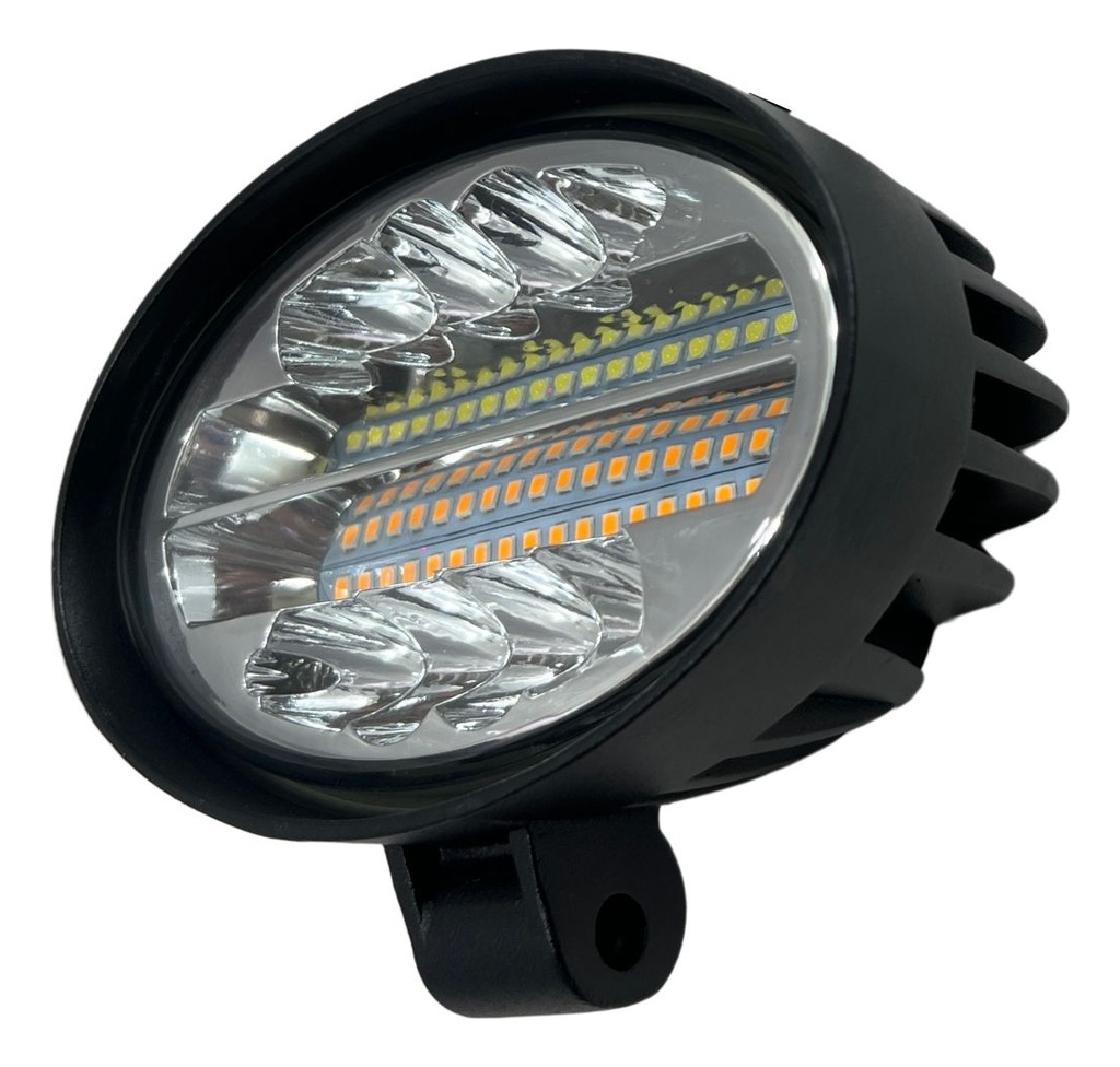 Faro Led Blanco Con Color / Estrobo 1 Pieza