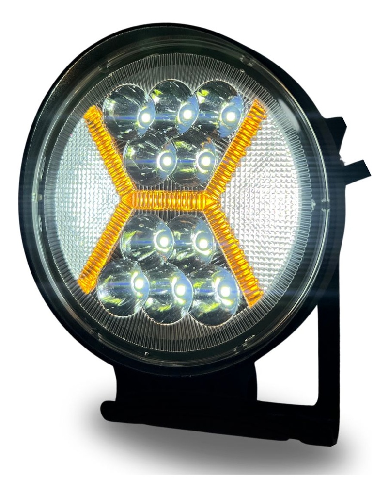 Faro Led Blanco Con Color / Estrobo 1 Pieza