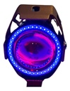 Faro Auxiliar Hyperled Lupa Angel 6000k Colores Varios
