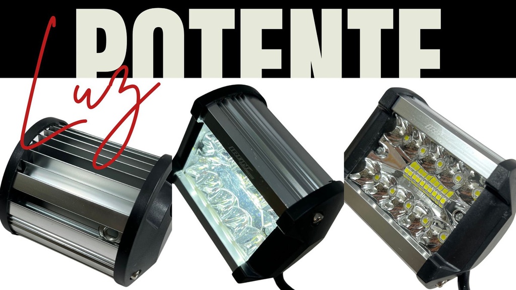 Faro Auxiliar Hyperled 60w 7000k 4000lm 12-48v 8 Colores