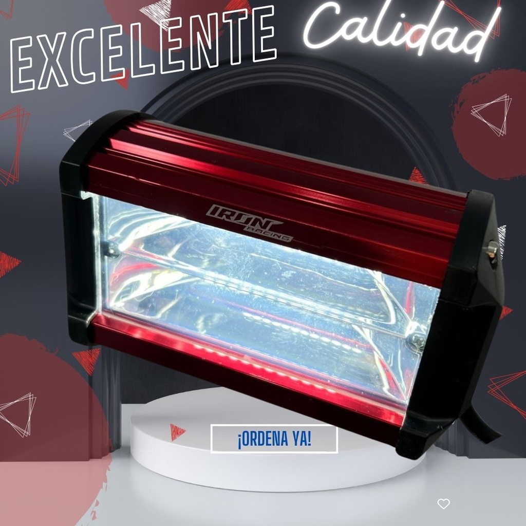 Faro Auxiliar Hyperled 72w 7000k 4800lm 6 Colores