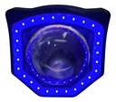 Faro Hyper-led Para Moto Azul Ir-a05 12-80v 20w