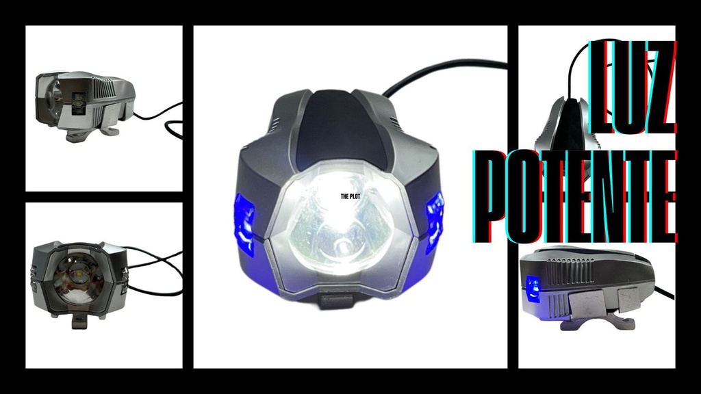 Faro Led Moto  Estrobo 10w 12-95v