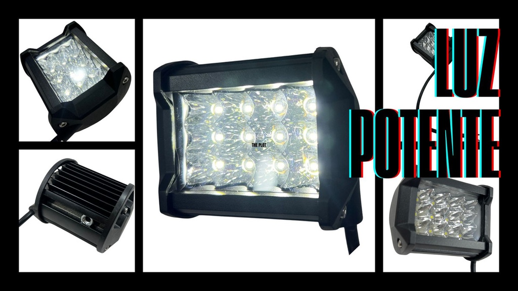 Faro Auxiliar Hyperled 36w 7000k 2400lm