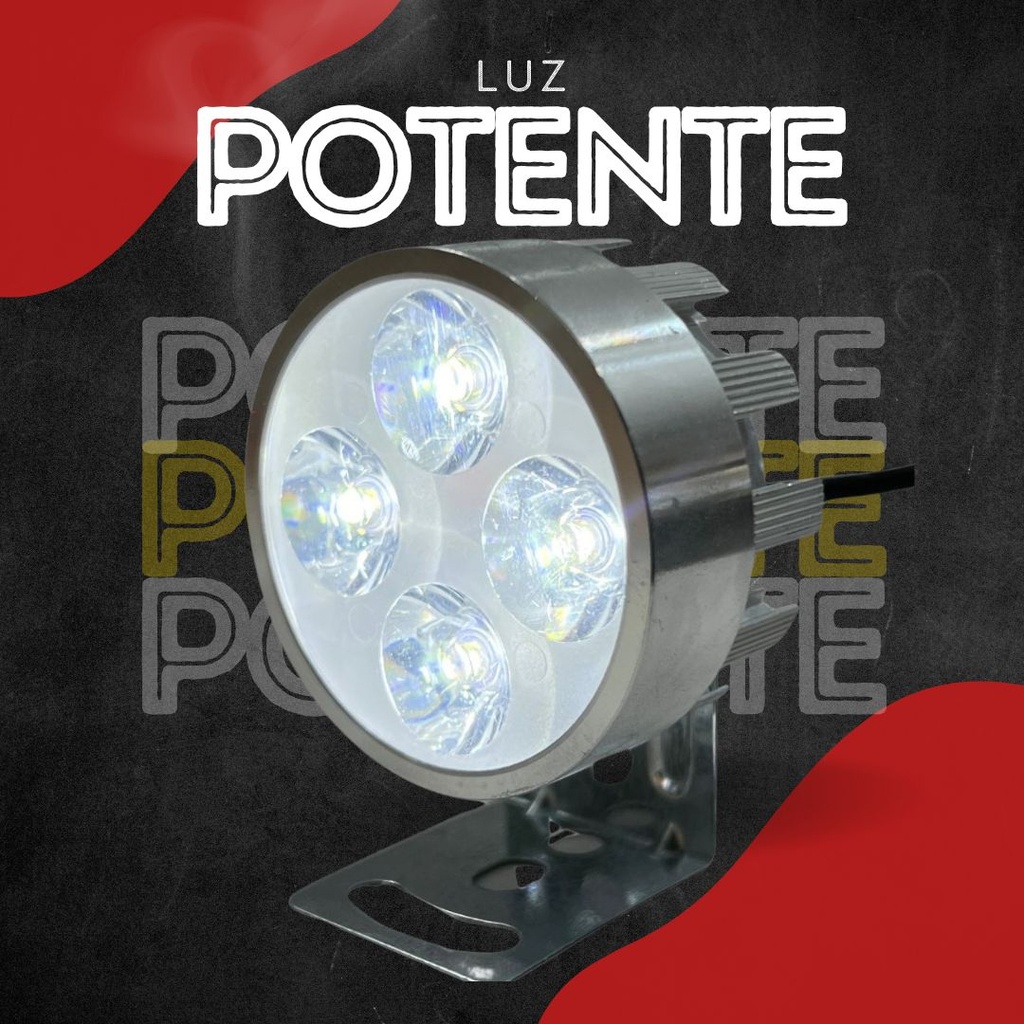 Faro Auxiliar Moto Leds Ir1570 8-80v 4w 5 Colores