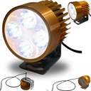 Faro Auxiliar Moto Leds Ir1570 8-80v 4w 5 Colores