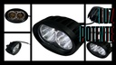 Faro Auxiliar Hyperled Luz Blanca Estrobo 20w 2300lm Negro