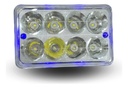 Faro Para Moto Universal Cromo Dc 10-95v 40w