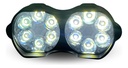 Faro Auxiliar Moto 18led Estrobo Ir-1553 10-80v