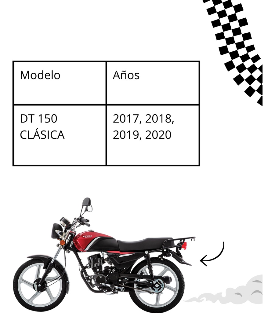 Salpicadera Delantera Italika Negro/rojo Dt150 Clasica 17-20