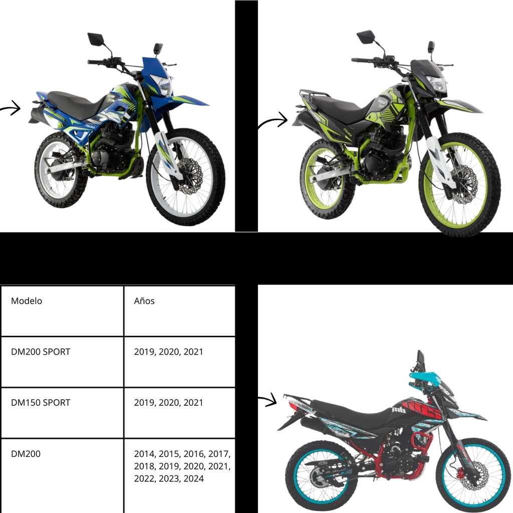 Salpicadera Trasera Italika Zdm200,dm150 Sport,dm200 Sport