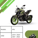 Salpicadera Delantera Verde Lima Moto Italika 250z