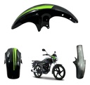 Salpicadera Delantera Negro Verde Moto Italika Ft150ts