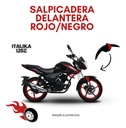 Salpicadera Delantera Rojo/negro Italika 125z