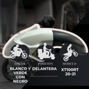 Salpicadera Delante Blanco-verde Masuda Para Italika Xt100rt