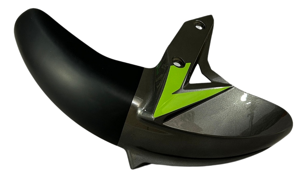 Salpicadera Delantera Negra Con Verde Italika 250z 2019-2022