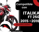 Salpicadera Delantera Masuda Para Italika Ft250 2015-2016