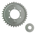 Engrane Traccion Tras Acero #1045 34t Italika 250z