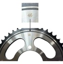 Engrane Tracción Trasero Acero #1045 46t Para Ex200 Y Rt200