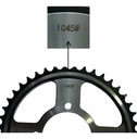 Engrane Traccion Trasero Acero #1045 45t Yamaha Ybr125