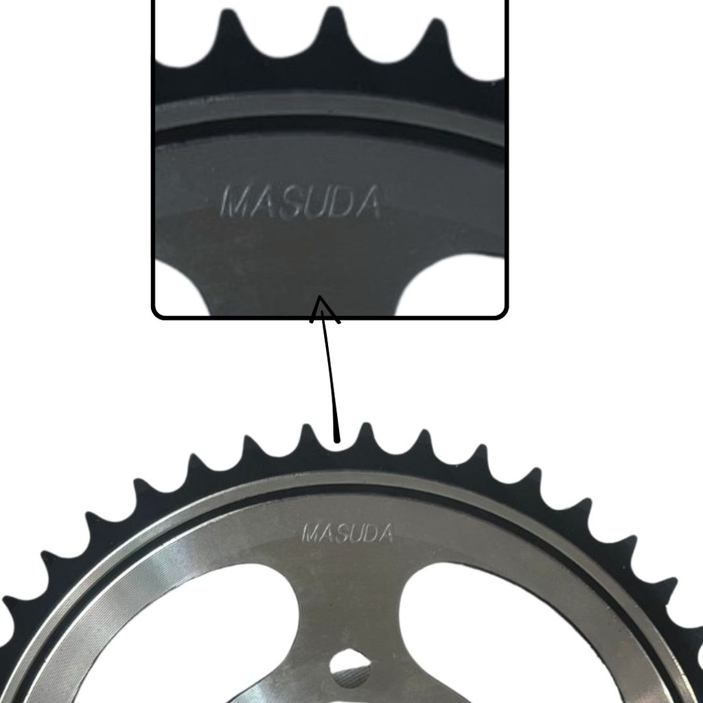 Engrane Traccion Trasero 45t Para Yamaha Ybr-125