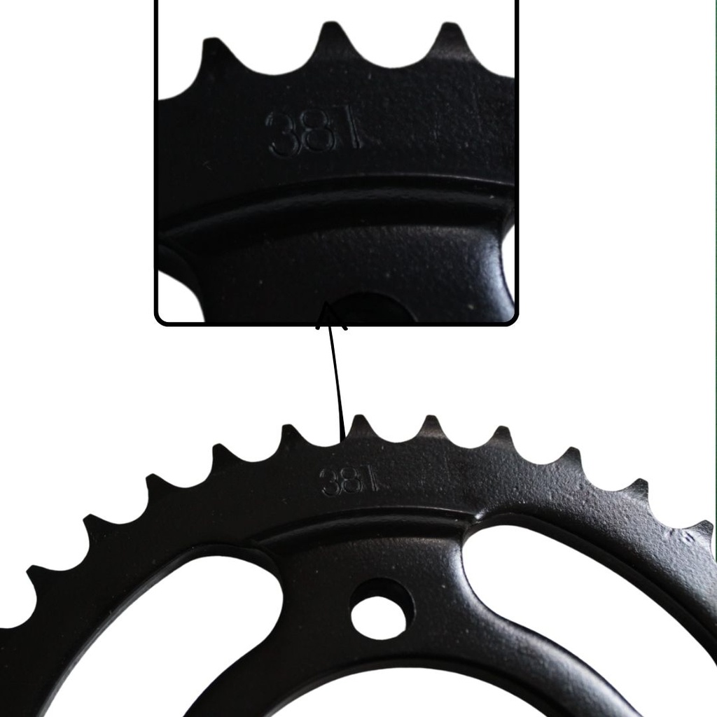 Engrane Traccion Juego Para Italika Ft125 09-10 38t Y 15t