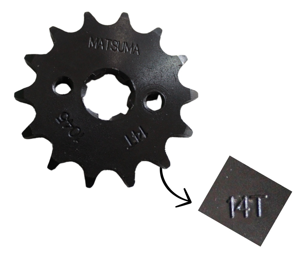 Engrane De Tracción Juego Para Italika At110 428-36t/14t
