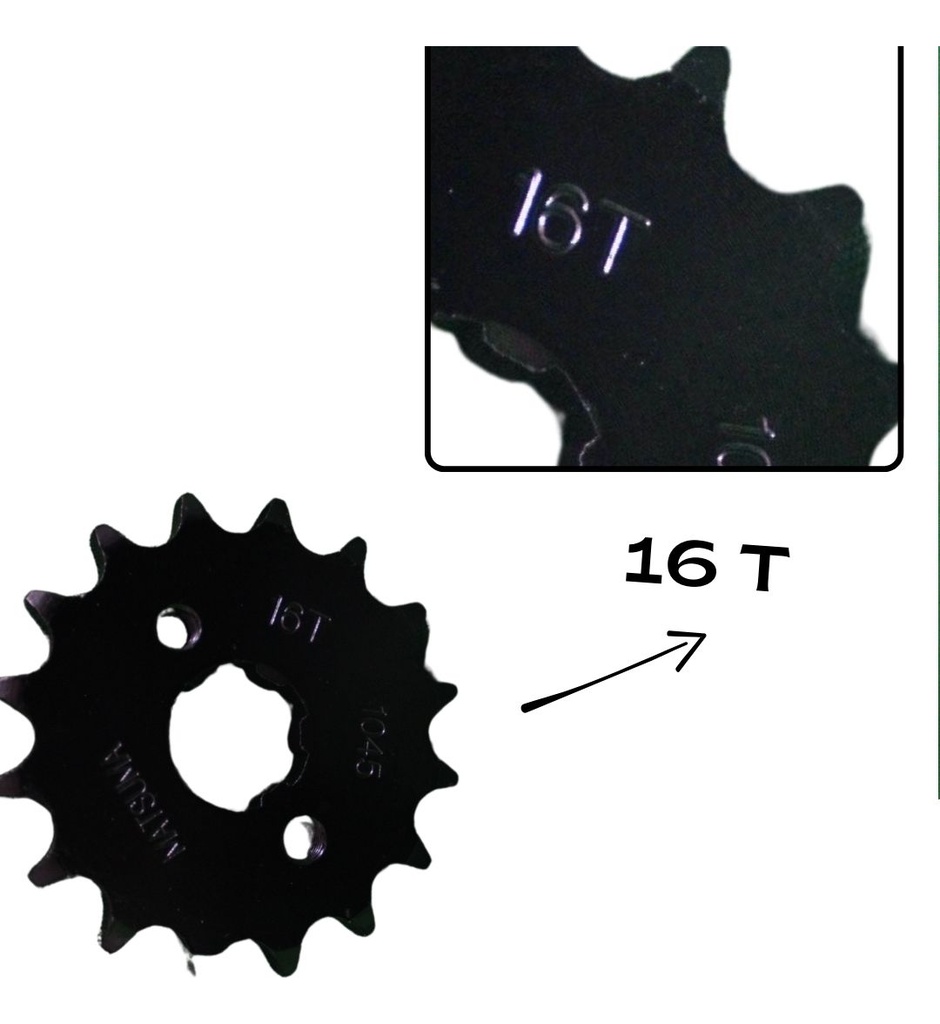 Engrane Traccion Delantero Honda Titan Cg150 16t