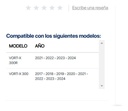 Empaque Cubierta Caja Cambios Italika Vort-x 300 2017-2024