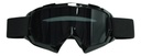Googles Ajustables  Para Moto Deportivo Negro Brillante