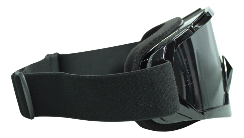 Googles Ajustables  Para Moto Deportivo Negro Brillante