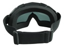 Googles Ajustables  Para Moto Deportivo Negro Brillante