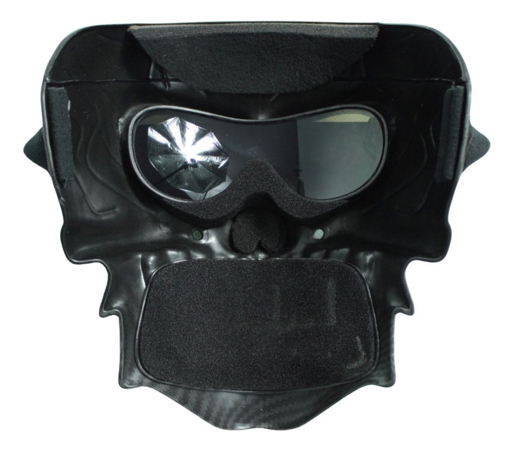 Goggles Para Moto Iron Racing Gris/ Negro Calavera